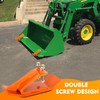 UTVJATV 2PCS Tractor Bucket Protector Skid Edge Anti-Skid Protector with
