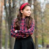 Satin Knot Headband for Women (Shimmer White)