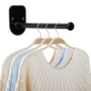 XINYUWIN Single Section Stainless Steel Clothes Hanger Storage Rack,Coat Hanger