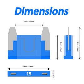 RoadandLord 150Pcs Micro Blade Fuse Kit - Low Profile Mini Fuse Micro Blade Fuse Assortment, Fuses Automotive, ATM/APM Fuses Kit Auto Fuse for Car/RV/Truck/Motor(2A 3A 5A 7.5A 10A 15A 20A 25A 30A 35A)