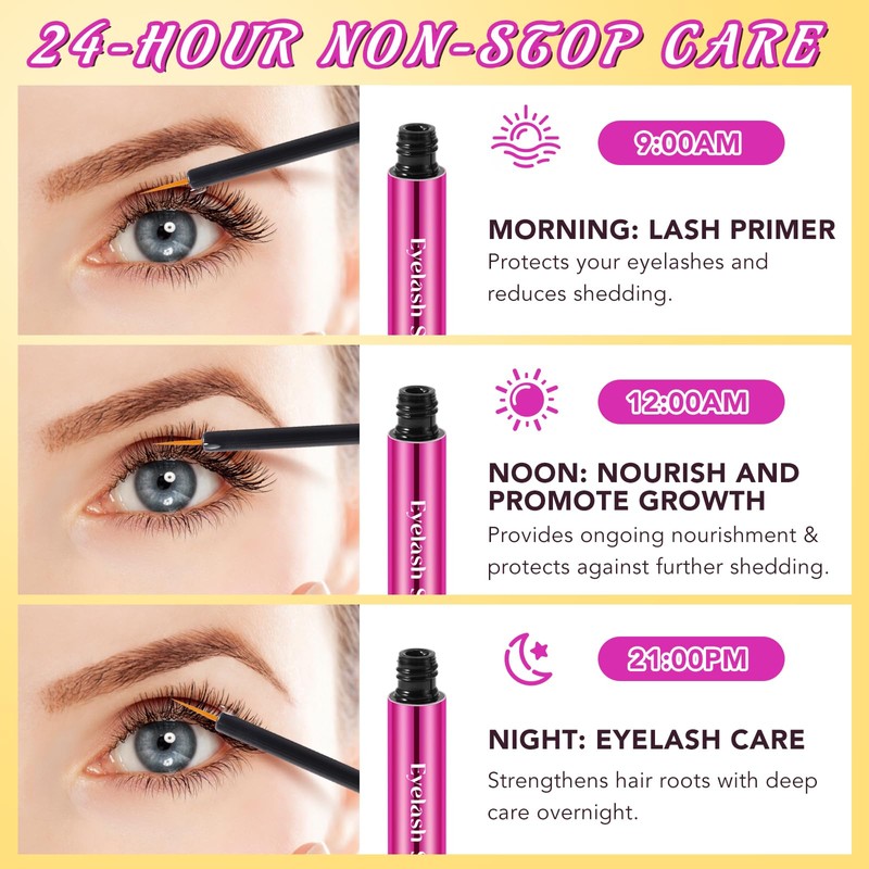 Eyelash Growth Serum, Rapid Eyelash Growth Serum, Lash Serum for