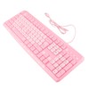 Keyboard USB Wired UltraThin Cute Cartoon for Home Office Laptop