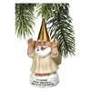 Pacific Giftware Garden Gnome Angel Stone/Hanging Christmas Tree Decoration Figure