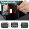 Portable Shower Caddy for Bathroom Storage – Adjustable Dividers &