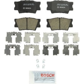 BOSCH BC1212 QuietCast Premium Ceramic Disc Brake Pad Set - Compatible With Select Lexus ES300h, ES350, HS250h; Pontiac Vibe; Toyota Avalon, Camry, Matrix, RAV4; REAR