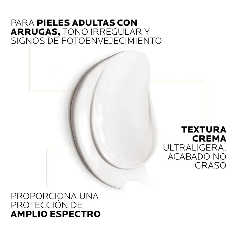 Gel Crema Anthelios Age Correct Fps50 De 50ml Sin Color