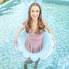 Adult Swimming Ring, Transparent Floating Ring, PVC Swimming Ring, Inflatable,