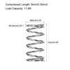 sourcing map Compression Spring,304 Stainless Steel,8mm OD,0.8mm Wire Size,9mm Compressed