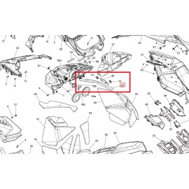 BRP SKI-DOO RH REAR HOOD FOAM 517305090