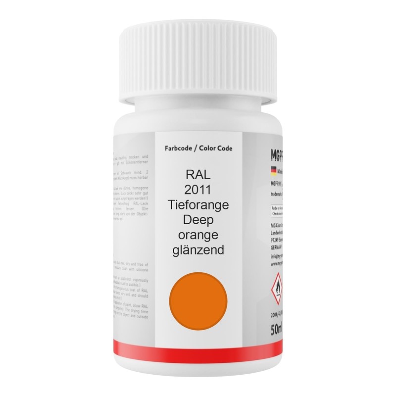 MG PRIME RAL 2011 Deep Orange/Deep Orange Glossy Paint Pen