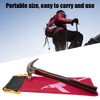 Alomejor Tent Peg Bag Camping Portable Tent Stakes Bag Hammer