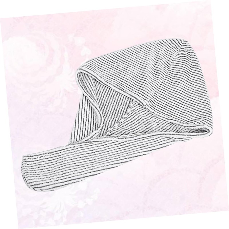 FOMIYES Bamboo Carbon Fiber Fast Dry Hair Towel Super Absorbent
