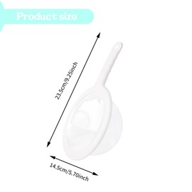 Ultra-Fine Nylon Mesh Strainers Food Yogurt Mesh Reusable Fine Sifter Sieve Plastic Colander with ​Handle Mini Brine Shrimp Separation Net for Filtering Juice Honey Kitchen Liquids (200Mesh)