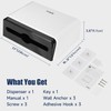 AIKE Wall Mount Paper Towel Dispenser, Fit Multifold Paper Towel