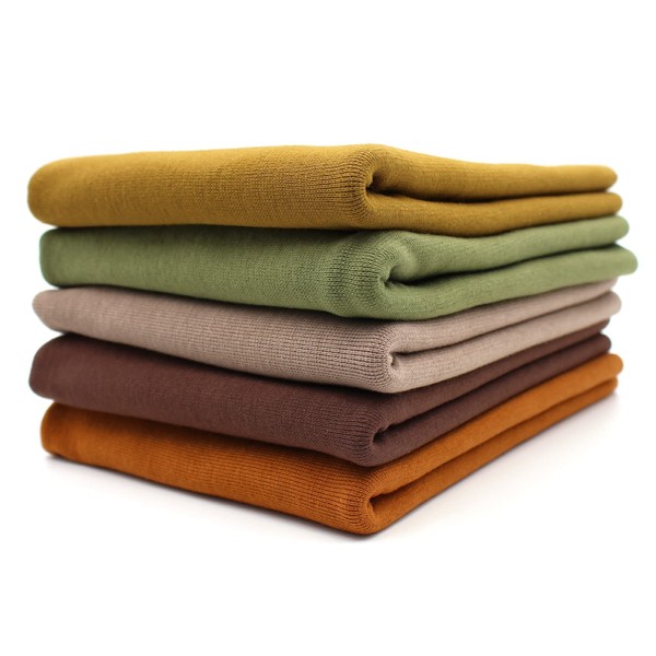 Cuff Fabric, 10 x 0.25 m, Tubular Fabric, 95 % Cotton, 5 % Elastane, Jersey Selection