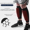 MUNSKT Shin Guards,Shin Pad Sleeves,Shindefender Compression Sleeve with Honeycomb Pads,Breathable,Lightweight,Washable,for