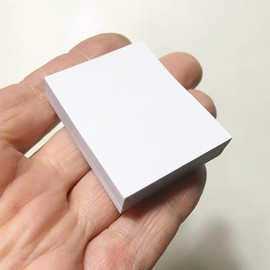 M01180 MOREZMORE Miniature White Sticky Notes Pad Post-It Paper Pad for DIY Miniature Books 1.5x2