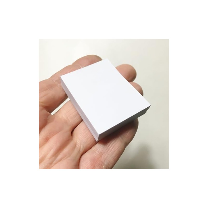 M01180 MOREZMORE Miniature White Sticky Notes Pad Post-It Paper Pad