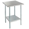 ROCKPOINT Stainless Steel Table for Prep & Work 30x30 Inches,