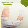 TG Screwless Decorator Wall Plate Child Safe Outlet Cover, Size