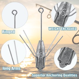 Sputnik Sinkers Fishing Weights Sinkers Surf and Pier Fishing Sinkers Long Tails for Saltwater Fishing Gear Tackle 2oz 3oz 4oz 5oz 6oz