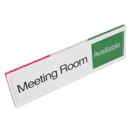 Operitacx 3pcs Meeting Room Signage Occupied Sign Blank Signs Meeting Occupied Slider Sign for Business Door Privacy Sign Slider Door Sign Office Signs Slider Sign The Office Sign Acrylic