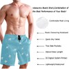 visesunny Men's Novelty Beach Shorts Quick Dry Swimwear Sports Running