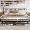 Yoshiely 14 Inch King Size Bed Frame with Headboard and
