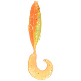 Arkie Lures CTM-3-100 Curl Tail Minnows-Orange Chartreuse-1.5"-100 pk.