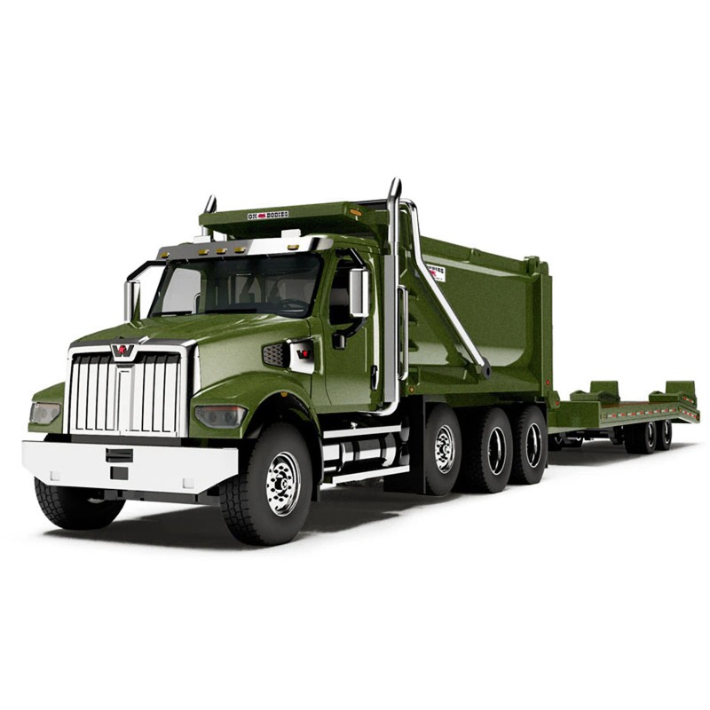 DCD Western Star 49X Truck 1/64 Diecast Model Green Metallic