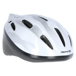 Trespass Children's Cranky Cycle Safety Helmet, White, Size 44/48