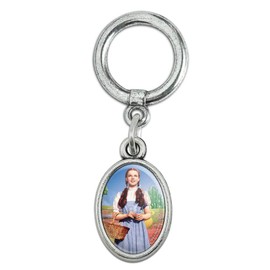 GRAPHICS & MORE Wizard of Oz Dorothy Character Shoe Sneaker Shoelace Oval Charm Jewelry