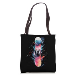 Watercolor Snowboard Tote Bag