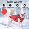 LUOWAN Luowan Waterproof Dog Coat, French Bulldog Coat, Warm Vest