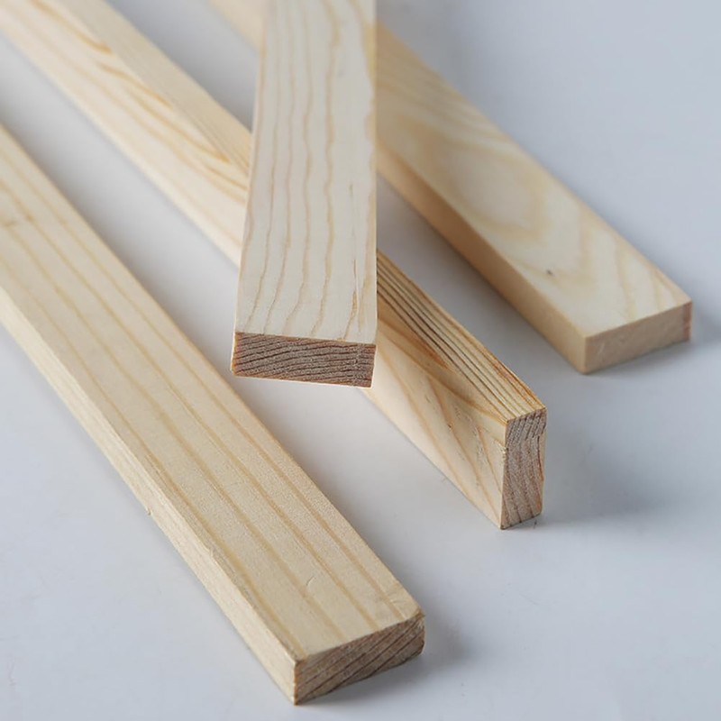 GSHLLO 2 Pcs Wood Polymer Sticks Pottery Guide Strips Tools