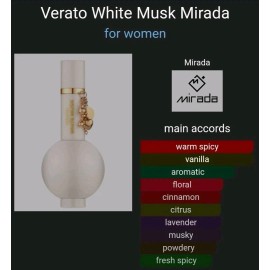 Mirada Original Arabic Perfume Verato White Musk 3.4 Fl/Oz ( Free Shipping)