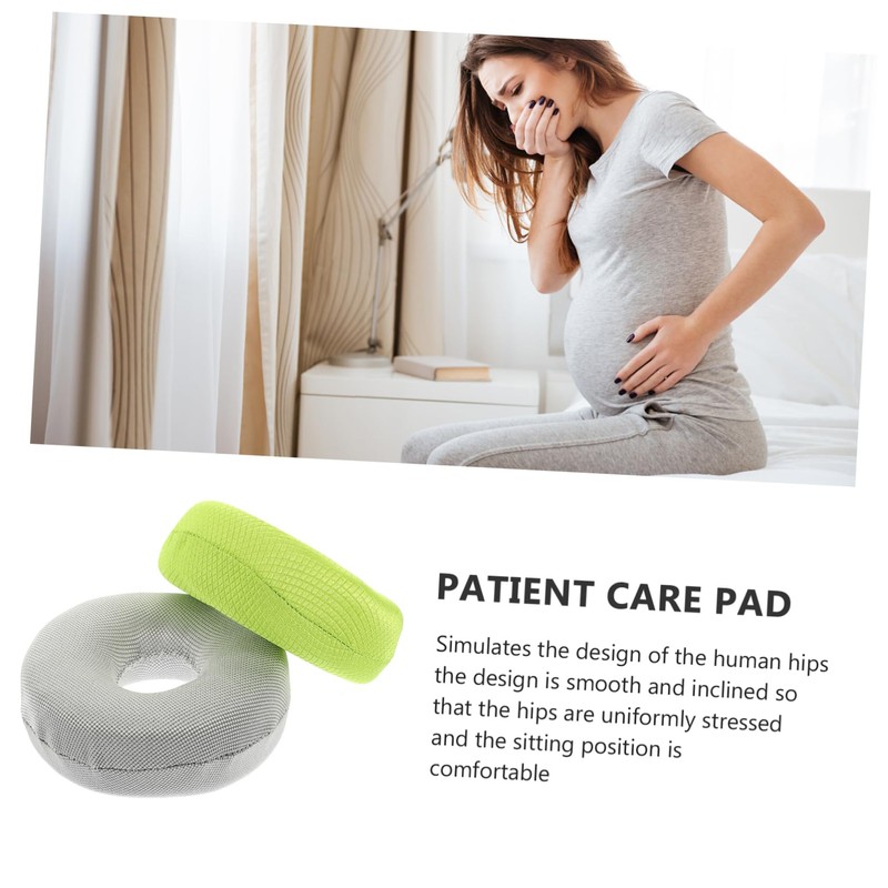 Outanaya 2pcs Ergonomic Decubitus Pad Memory Pillow for Donut Seat