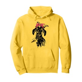 Women's Goats Bandana Farm Animal Lover Funny Goat Graphics Pullover Hoodie