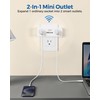 Remote Control Outlet with 4 Independent Control Sockets, WILAWELS Wireless