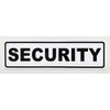 Magnetic Sign Security, Magnetic Sign, White/Black, Available in Three Sizes