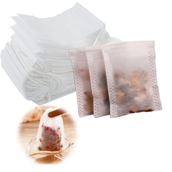 Lxtness Pack of 100 Tea Bags, 7 x 9 cm