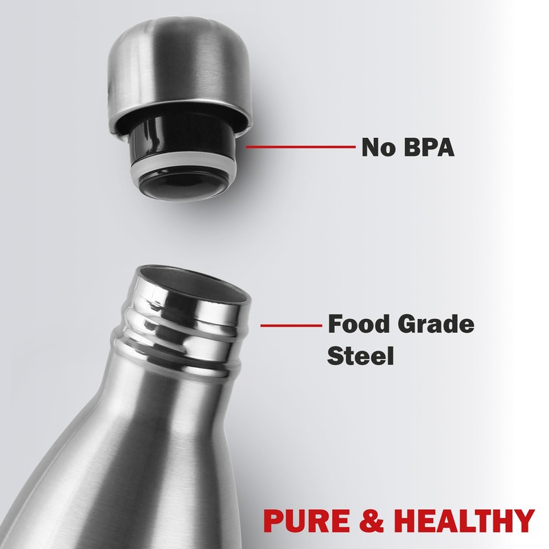 Cello Swift Stainless Steel Vacuum Insulated Flask with Screw Lid