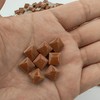 500PCS / 1.1LB Square Ceramic Mosaic Tiles, 0.4 x 0.4