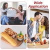 Bgtecho 6 Pack Wood Cutting Board with Handle, 10.5 X