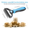 XLCL pet Pet Grooming Tool - 2 Sided Undercoat Rake