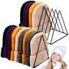 Kathfly 2 Pcs Beanie Organizer Holder Metal Hat Display Rack