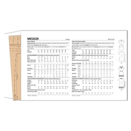 Know Me Misses' Short Sleeve Dresses Sewing Pattern Kit, Design Code ME2029, Sizes 8-10-12-14-16