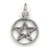 Pentagram Pendant 925 Sterling Silver Jewellery, Measure: 1.6cm in the