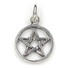 Pentagram Pendant 925 Sterling Silver Jewellery, Measure: 1.6cm in the Length
