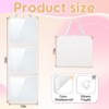 Bucherry 33x13'' Full Length Dorm Classroom Mirror Foldable Hanging Mirror